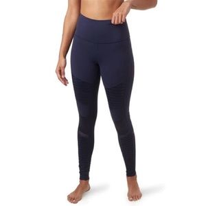ALO Yoga High Waisted Navy Moto Leggings